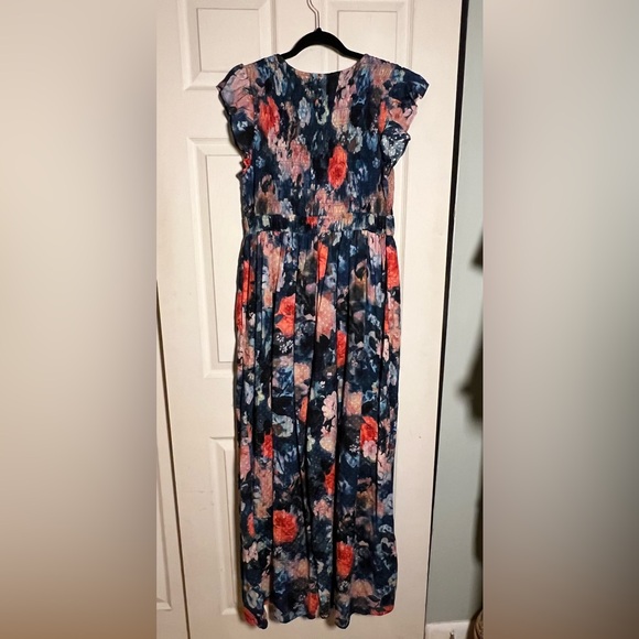 Anthro Peregrine Jumpsuit, printed eyelet edition, floral, medium - Picture 4 of 4